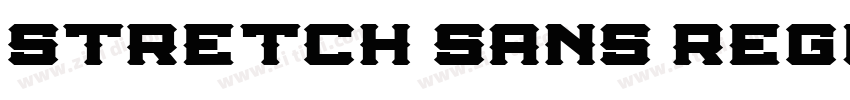 STRETCH SANS Regula字体转换